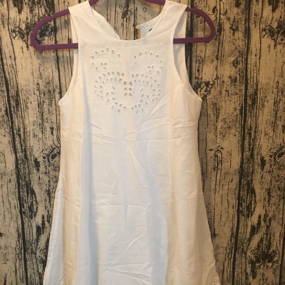 White Flowy Summer Dress